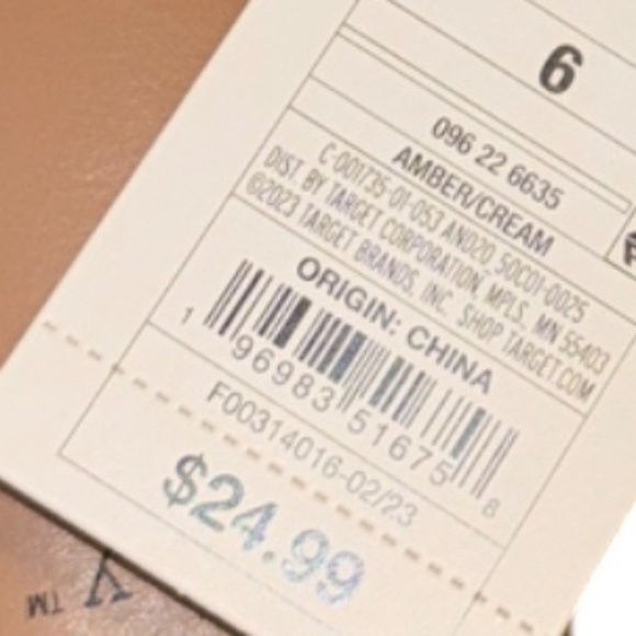 NWT A New Day Amber Slip-On Mule Flats Braided Woven Criss-Cross Chain Loafer - Picture 6 of 7